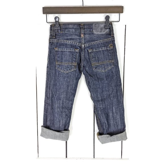 Kids Denizen Levis dark blue slim straight denim jeans 6 regular - Picture 4 of 6